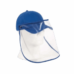 Visière de protection faciale transparente